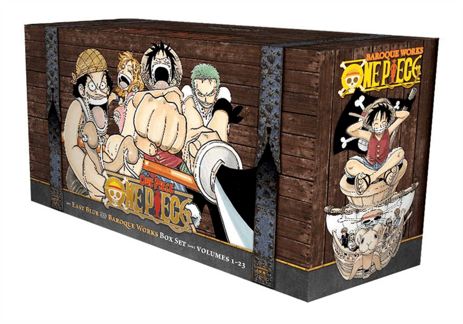 One Piece Box Set 1 East Blue and Baroque Works slipcase cover