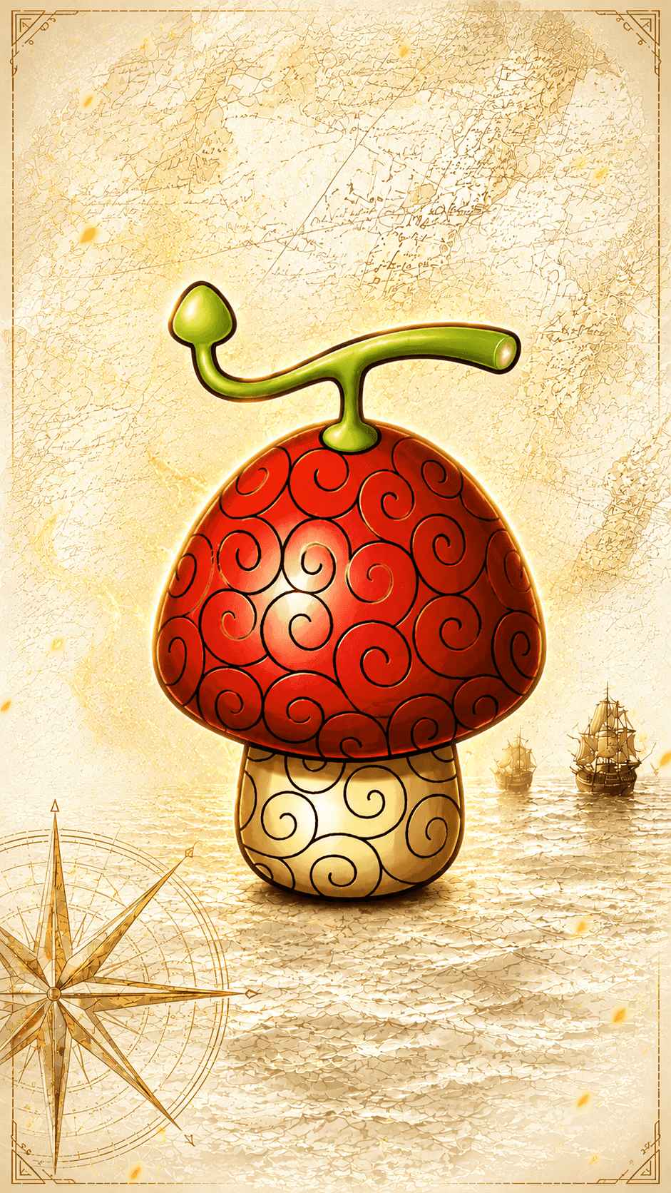 Human-Human Fruit illustration