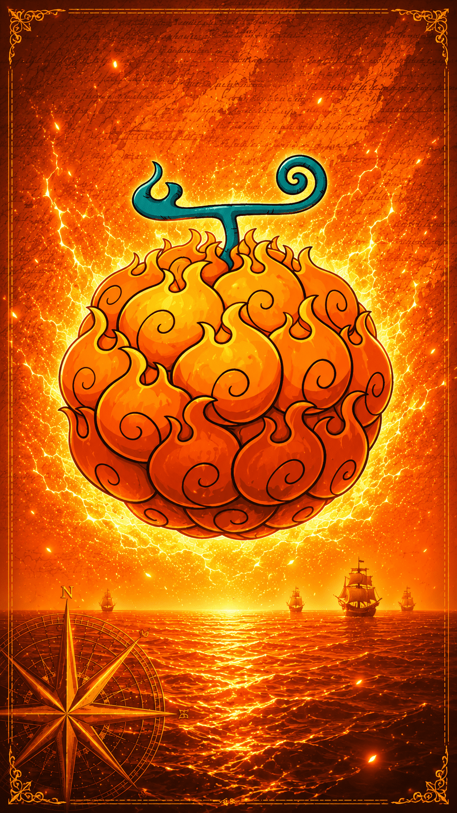 Flame-Flame Fruit illustration