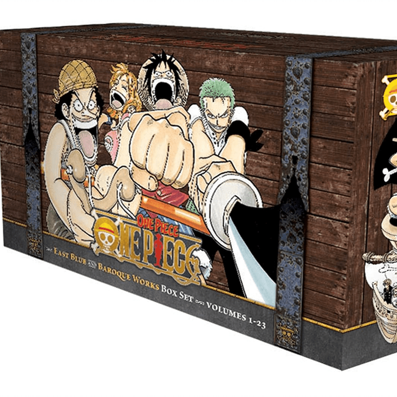 East Blue Box Set — slipcase with the first twelve One Piece volumes