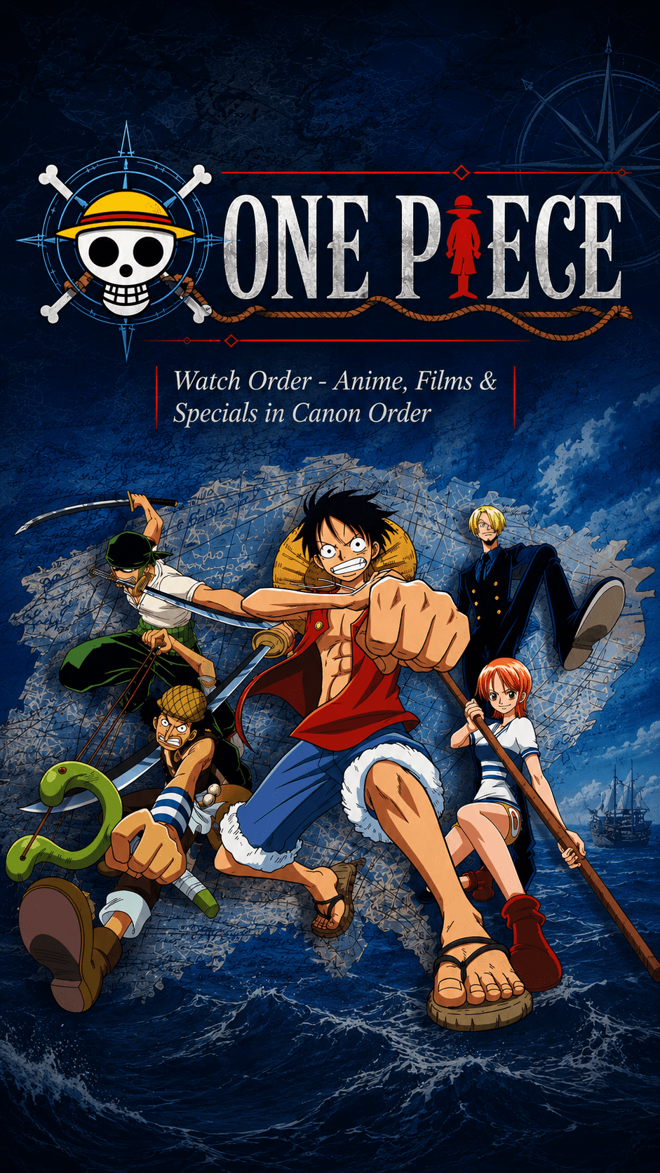 One Piece Watch Order 2026 — vertical pin image