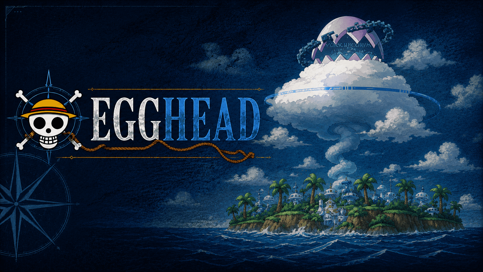 Egghead Island's futuristic dome — Vegapunk's lab and the saga where the world finally learns the truth.